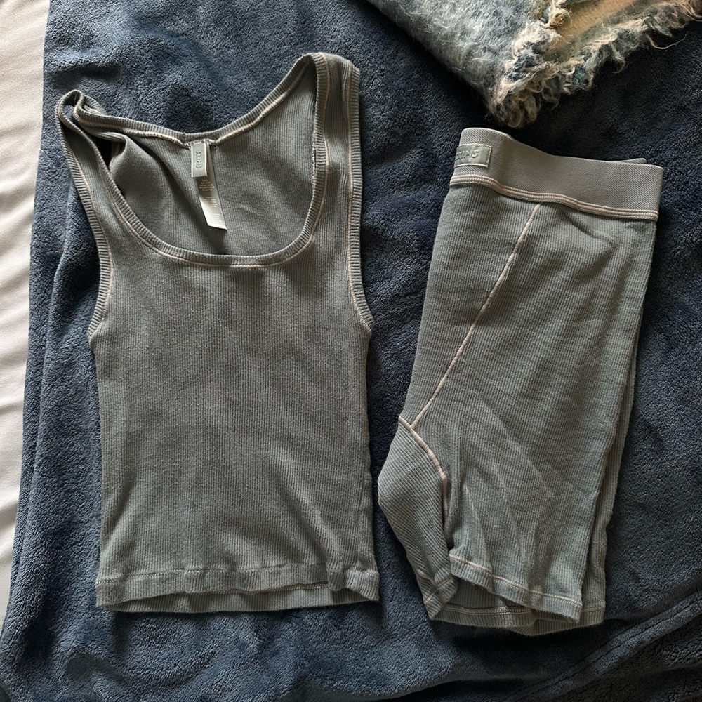 SKIMS tank & boxer set